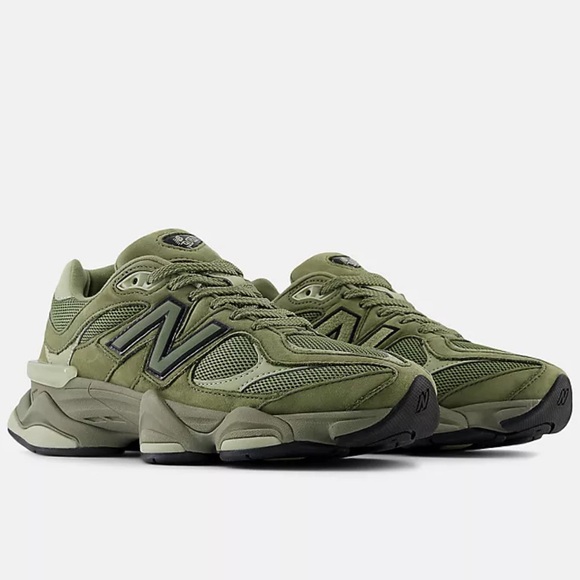 New Balance Men's Olive Sneakers - Picture 5 of 6